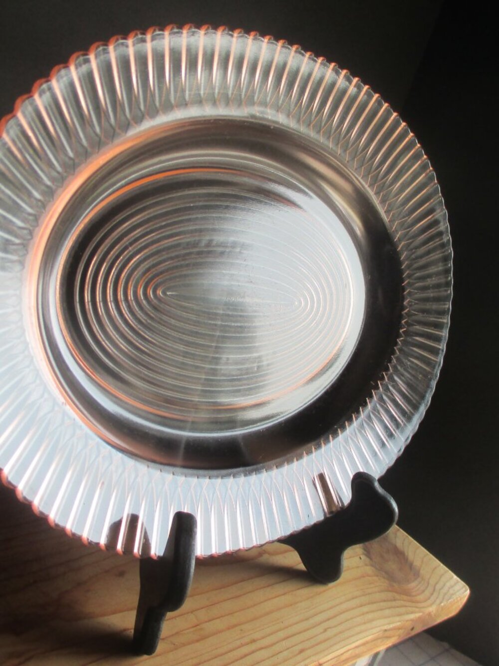 VGT. MACBETH-EVANS PINK PETALWARE OVAL PLATTER